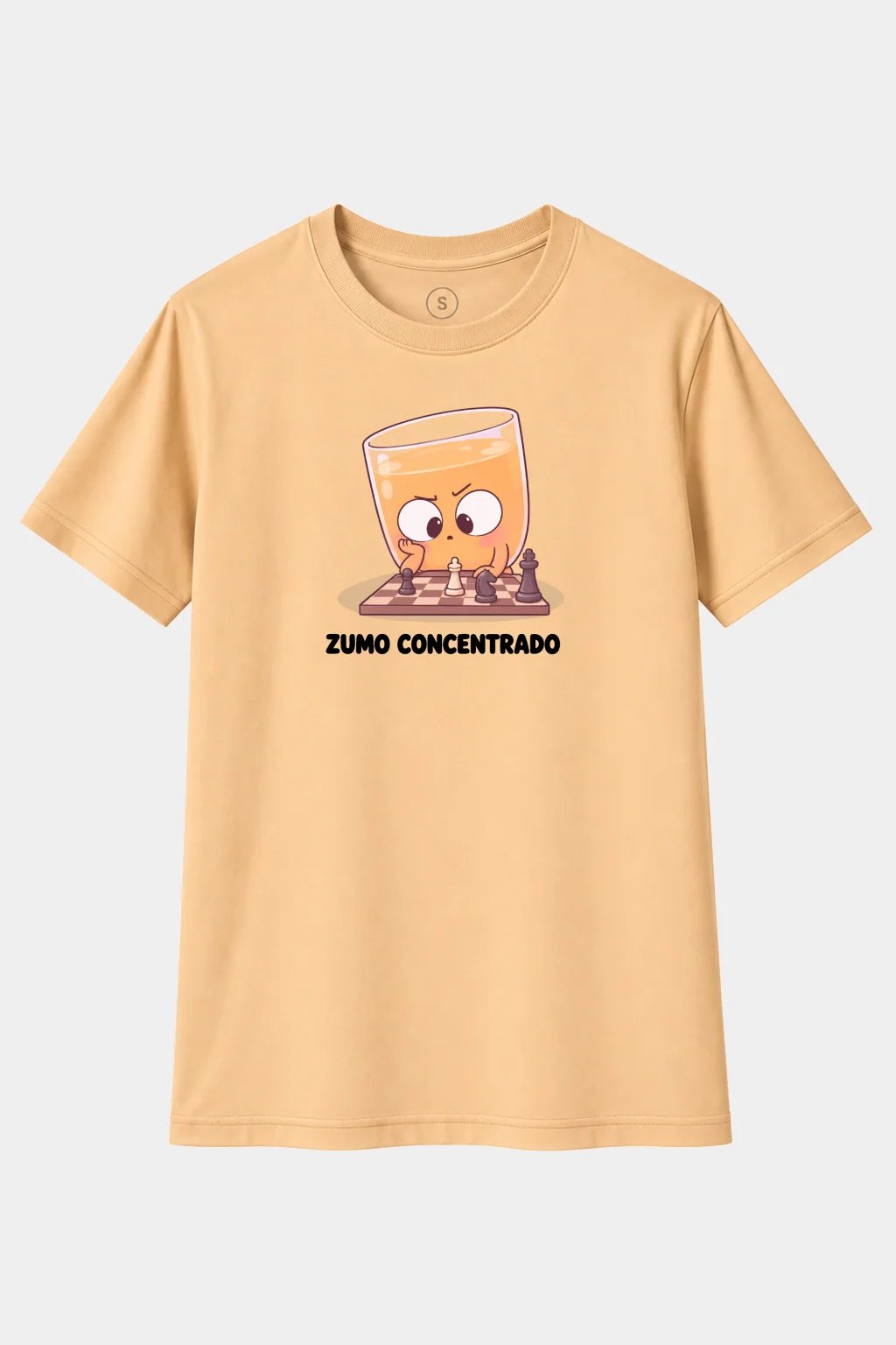 Camiseta Zumo Concentrado – Ajedrez, Humor y Frases Divertidas