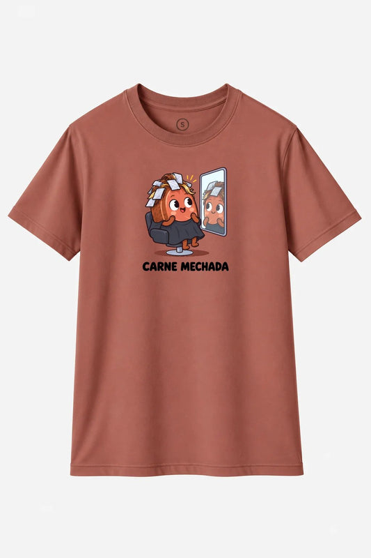 Camiseta Carne Mechada – Humor, Juego de Palabras y Diseño Divertido