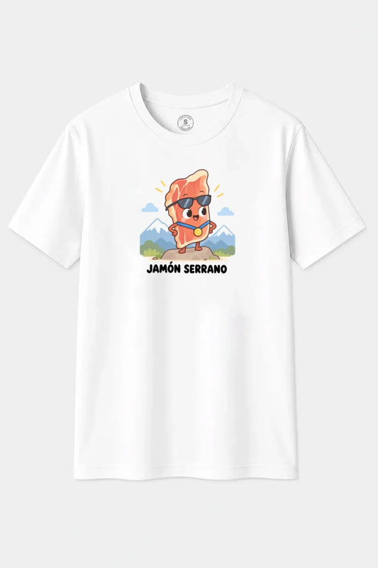 Camiseta Jamón Serrano – Humor, Juego de Palabras y Diseño Divertido