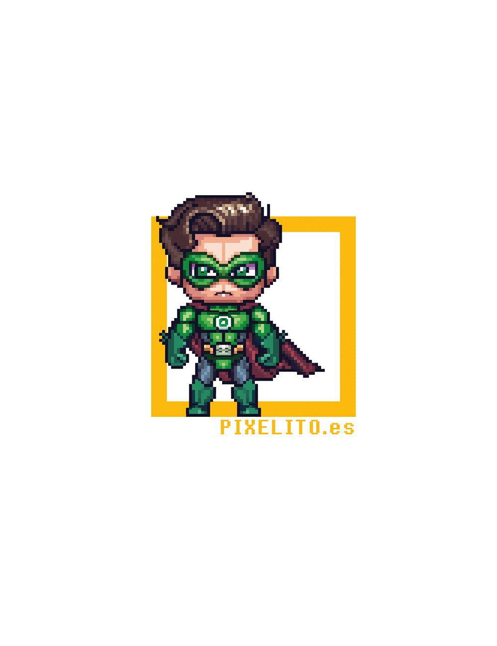 Green Guardian Pixelman - 008px