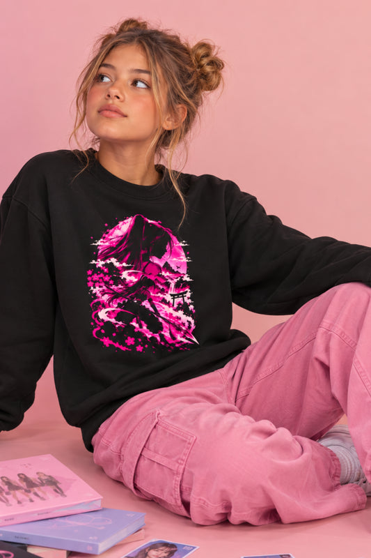 Sudadera Guerrera Fucsia