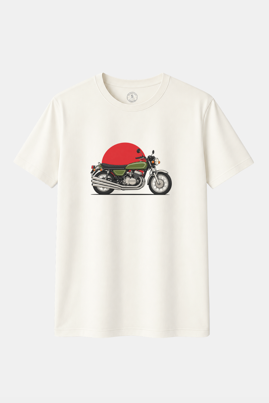 Camiseta Kawasaki H2 750 Mach IV – Moto Clásica Japonesa Vintage de 1972 | Bellini Motor Art