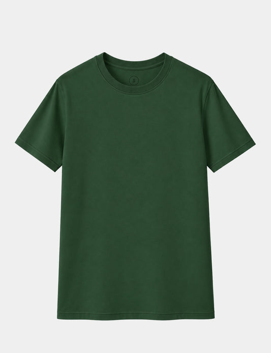 Customize your short -sleeved man (green bottle) t -shirt