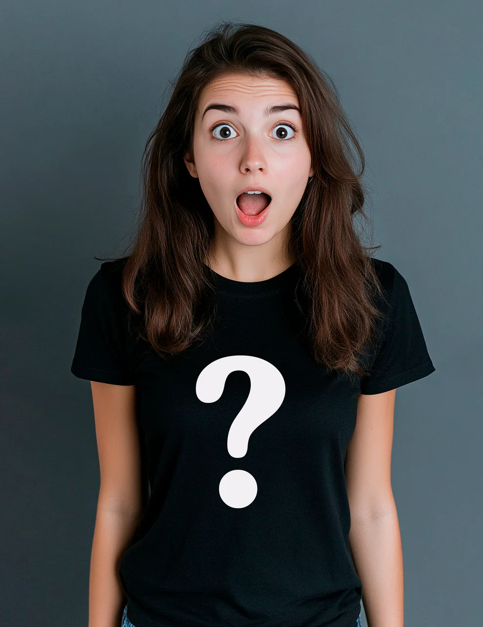 Man surprise t -shirt