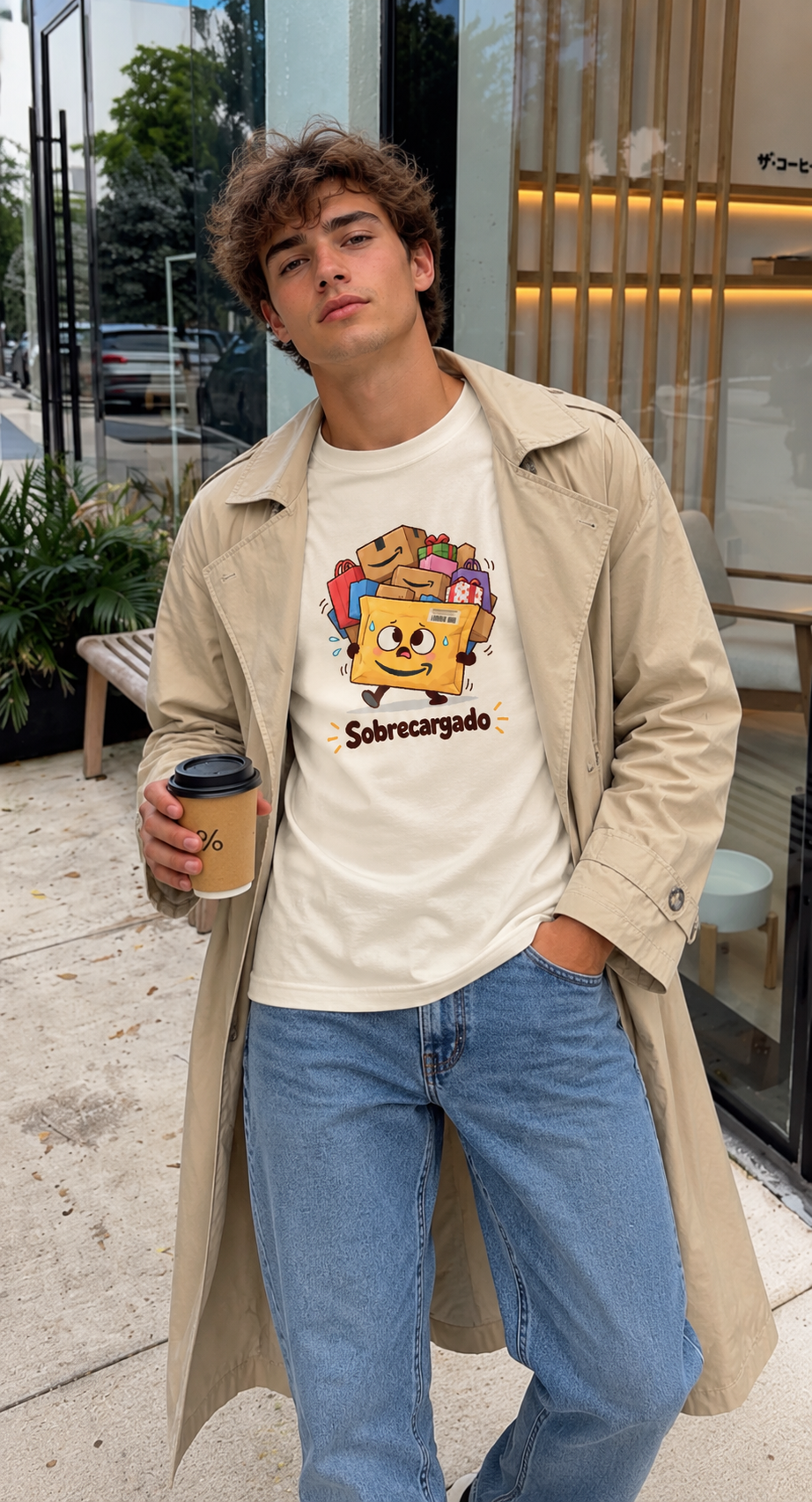 Camiseta Sobrecargado