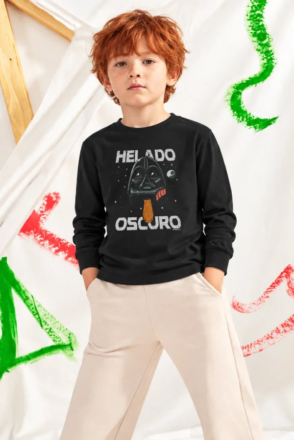 Camiseta manga larga Helado Oscuro